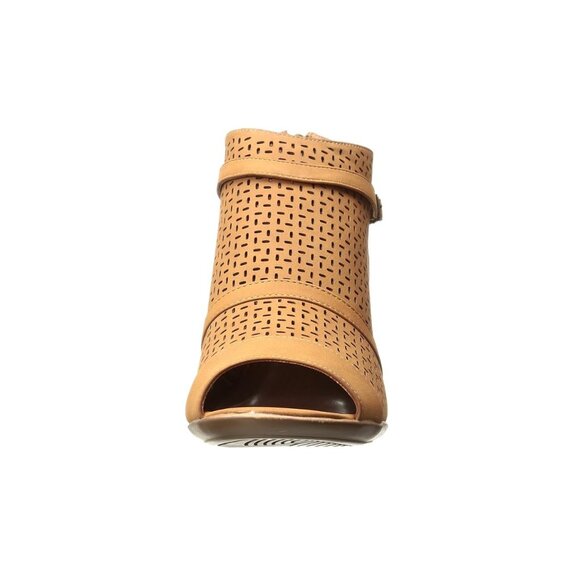 NiB Easy Street Women's Carrigan Heeled Open Toe Boots Tan Size 7 M $85 RY1263 - Picture 6 of 7